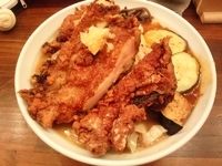 「ピリ辛あんかけDX」@旨辛ラーメン 表裏の写真