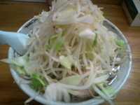 「ラーメン（ミニ）+野菜」@AKASAKA ANEX  雷電（RAYDEEN）の写真