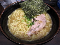 「囲ラーメン（白・こってり）大盛」@自家製麺 囲 -KAKOI-の写真