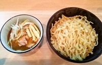 「つけ麺（昆布醤油）:850円」@小麦と肉 桃の木の写真