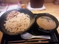 「つけめん並+豚ガツ、カレヘンライス」@麺屋 中川會の写真