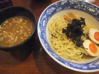「半熟味玉つけ麺」@明山の写真