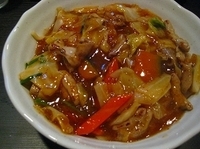 「ホルモン冷し（限定）」@つけめん 最大元の写真