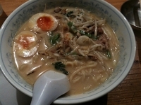 「味噌ラーメン（並）+味玉+餃子（￥650+￥100+￥300）」@日の出製麺所の写真