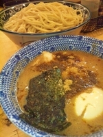 「つけ麺、特盛り+味玉+半肉」@狼煙 〜NOROSHI〜の写真