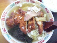 「とんかつ塩ラーメン」@中華 富士の写真