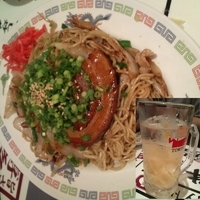 「とんこつ焼きラーメン（塩）具あり 580円」@博多劇場 柏店の写真