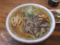 「もつラーメン」@一茶庵 支店の写真