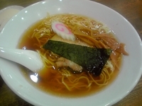 「ラーメンセットA（焼モツ+ライス） 1100円」@上田屋の写真