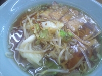 「野菜ラーメン+チャーシューおこわセット」@名代らーめん 航海屋 新宿店の写真