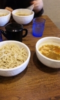 「つけめん普通盛730円+中盛無料」@あさか 麺工房、 朝霞本店の写真