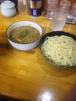 「和風濃厚つけめん（￥650） + 中盛￥60」@ラーメン工房 幸福亭の写真