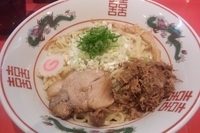 「黒豚旨みそば」@カドヤ食堂 本店の写真