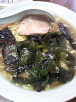 「らーめん（550円）」@うまいラーメンショップ椿 二十世紀が丘店の写真