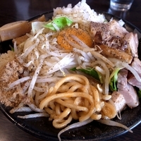 「まぜそば（辛い味） 750円」@麺屋 一心の写真