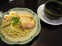 「つけ麺+全部乗せ」@徳川町 如水 本店の写真
