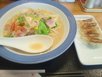 「ちゃんぽんランチ（杏仁豆腐つき）（790円）」@長崎ちゃんぽん リンガーハット 松戸八柱店の写真