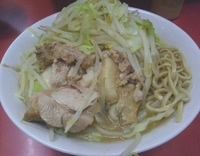 「ラーメン豚ダブル（ニンニク）」@ラーメン二郎 ひばりヶ丘駅前店の写真