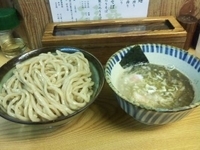 「煮番搾り（中盛）、生ビール」@つけめん 三三㐂の写真