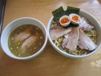 「徳つけ（大）750円、チャーシュー増し300円、味玉ハーフ50円」@煮干そば とみ田の写真