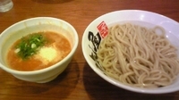 「トマトつけ麺（限定）大盛り」@つけ麺津気屋 武蔵浦和の写真