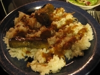 「なすびカレー&サラダ&ドリンクのランチセット1200円」@カレーレストラン ブルーノ HEPナビオ店の写真