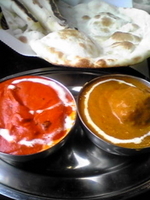 「エビカレー&チキンカレー・セット￥1029」@SULTAN 東上野店の写真