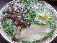 「ネギらーめん+味玉」@博多長浜らーめん もりやの写真