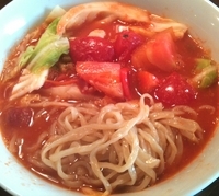 「トマトキャベツ麺780円」@濃厚担々麺・らーめんつけめん 仁の写真