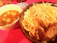 「つけ桜・豚（ニンニク）」@麺や 唯桜の写真