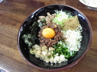 「まぜそば」@めん家 一麺惚の写真