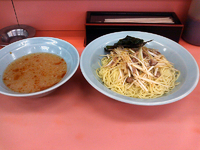 「ネギつけ麺（750円）」@ラーメンショップ たつみや 麻溝台の写真