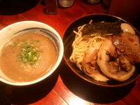 「鶏魚介煮干しつけそば」@喜元門 つくば東光台店の写真