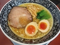 「味玉らーめん（塩）」@中村屋@WeST PArK CaFE レイクタウンアウトレットの写真