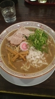 「中華そば大盛り（750円）+たまねぎ（50円）」@濃厚中華そば・つけ麺 なおじの写真