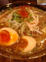 「ぶしらーめん味噌 味玉入り」@つけめん らーめん はな道の写真