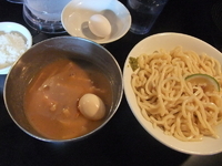 「カボス冷やしつけ麺中盛り+味玉」@フジヤマ55 甲府国母店の写真