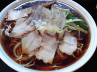 「冷やしラーメン 大 細めん」@中華そば さるぱぱの写真