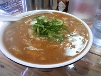 「カレーたんめん（野菜盛り）+ライス」@きんか本舗の写真