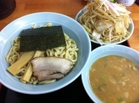 「つけ麺+野菜マシ」@BAKUTEN 麦天の写真