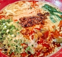 「タンタン麺+半ごはん（750円+100円）」@つけめん・らーめん活龍 本店の写真