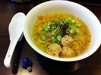 「つくねとオクラの冷やしらぁ麺」@TSURUMEN 大阪城北詰店の写真