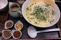 「マヨチーズそば【値段忘れました】 極太麺に変更」@丸直の写真