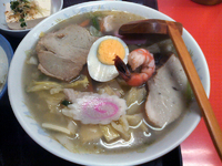 「五目ソバ（850円）+ライス（250円）」@中華料理 金龍の写真