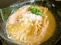 「とりそば（700円）+めんま（100円）」@麺堂 稲葉の写真