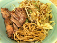 「焼らーめん小ニンニク（700円）」@肉汁らーめん 公 kimiの写真