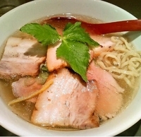 「喜多方肉そば（塩）990円」@麺や 七彩 東京駅の写真