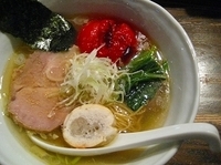 「塩ラーメン+焼きトマト」@RAMEN CiQUEの写真