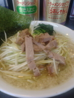 「ネギラーメン小」@ラーメンショップ 大潟店の写真