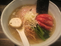 「塩ラーメン+焼きトマト」@RAMEN CiQUEの写真